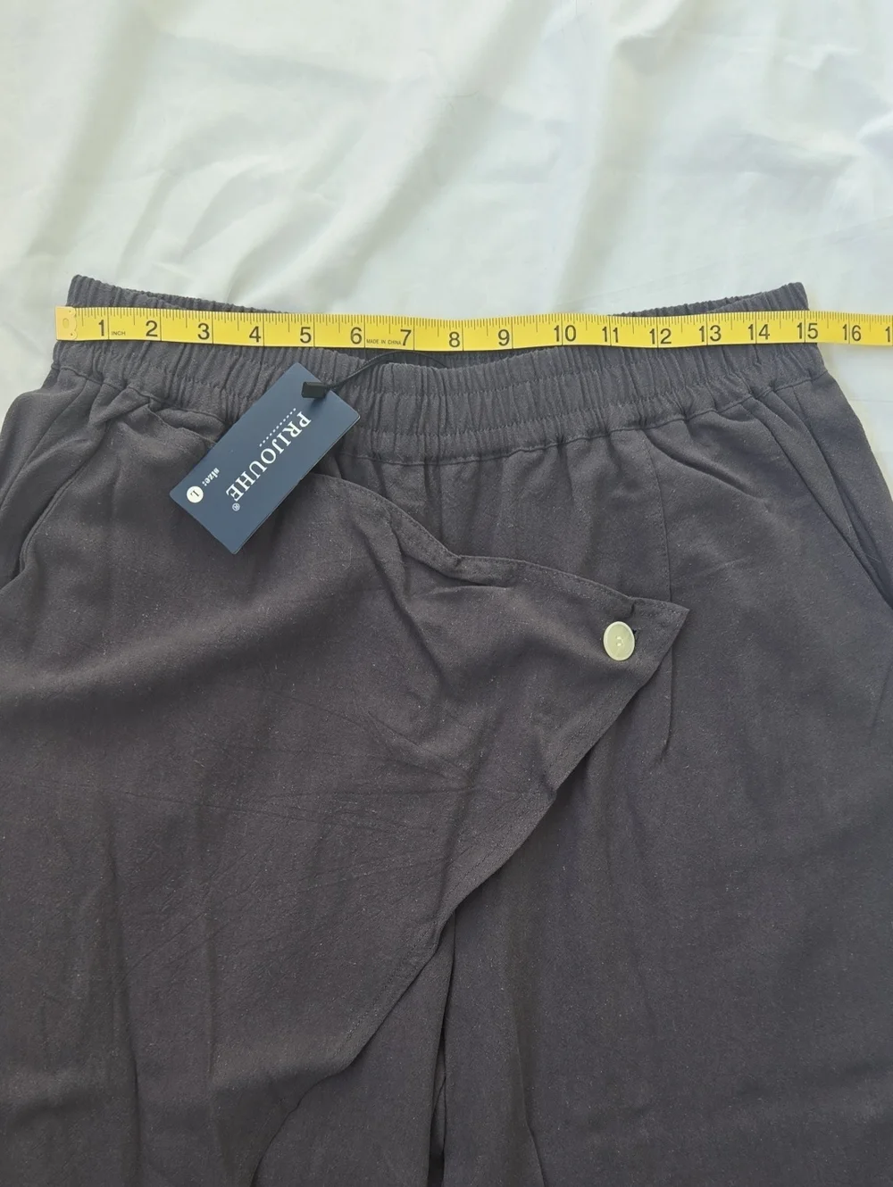 Mens Japanese Lightweight Dark Grey Elastic Waist Street Style Baggy Harem Pants